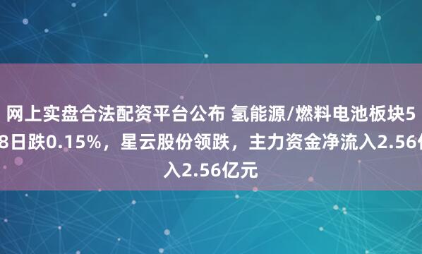 网上实盘合法配资平台公布 氢能源/燃料电池板块5月28日跌0.15%，星云股份领跌，主力资金净流入2.56亿元