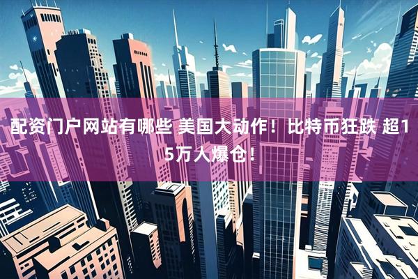 配资门户网站有哪些 美国大动作！比特币狂跌 超15万人爆仓！